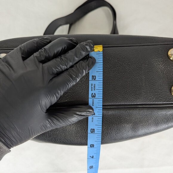 YSL Saint Laurent Shopping Tote Black Leather Handbag - Picture 16 of 16